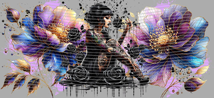 16oz Sunflower Girl-SU-573